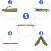 Portable Folding Camping Bed for Adults – Durable, Lightweight & Easy to Carry